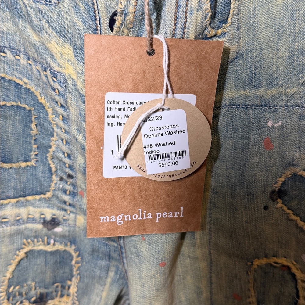 RARE Magnolia Pearl Patchwork Boyfriend Jeans—NWT - Picture 16 of 17